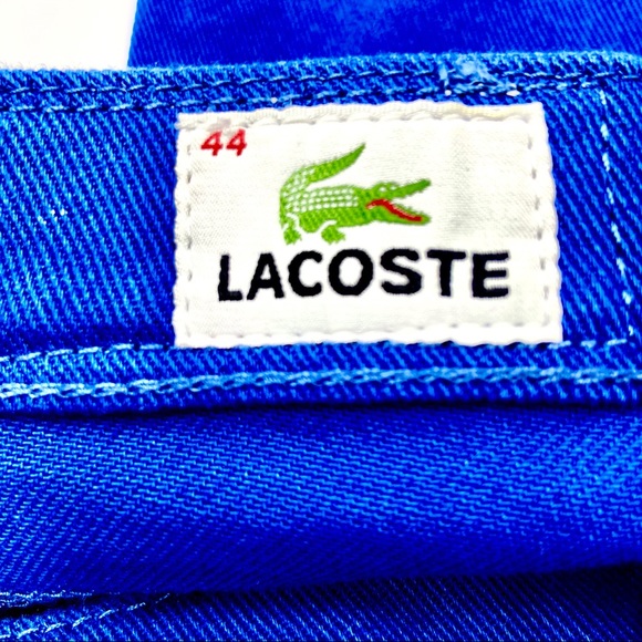 Lacoste Men’s Straight Leg Blue Jeans - Picture 6 of 6